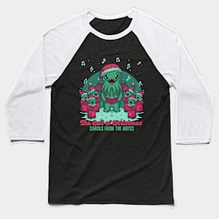 Cthulhu Christmas Carol Baseball T-Shirt